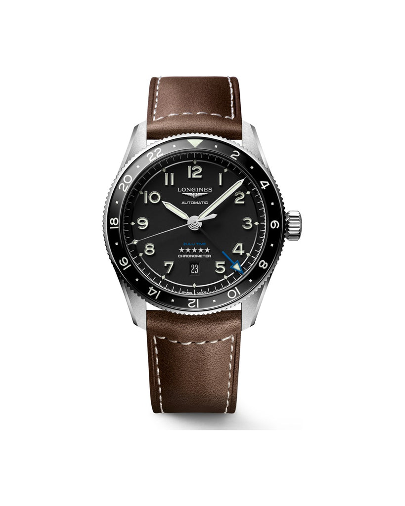 Longines Spirit Zulu Time Cadran Noir Mat - L3.812.4.53.2