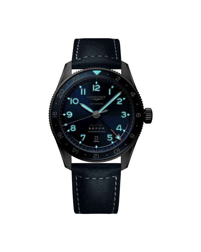 Longines Spirit Zulu Time Cadran Bleu - L3.812.4.93.2