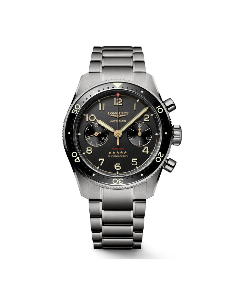 Longines Spirit Flyback Titanium 42mm Bracelet - L3.821.1.53.6