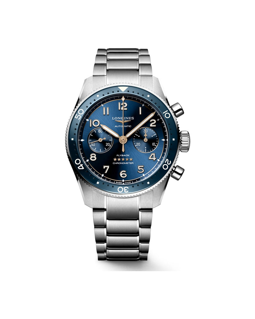 Longines Spirit Flyback 42mm Bleu Acier - L3.821.4.93.6