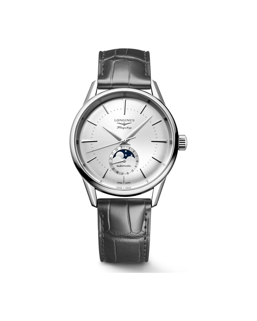 Longines Flagship Heritage Moonphase Argente - L4.815.4.72.2