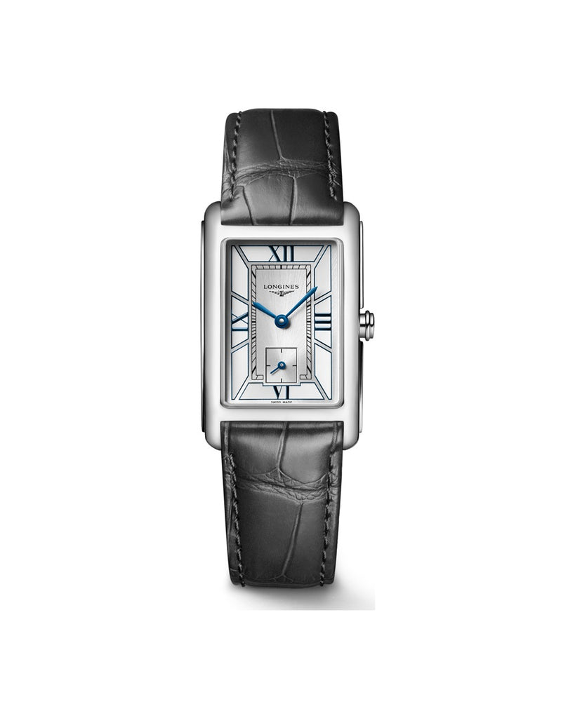 Longines DolceVita Acier Blanc Cuir - L5.512.4.75.2