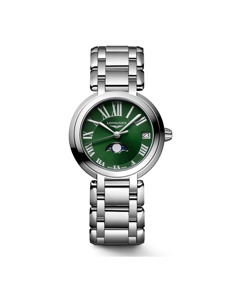 Longines PrimaLuna Moonphase 30.50mm Cadran Vert - L8.115.4.61.6