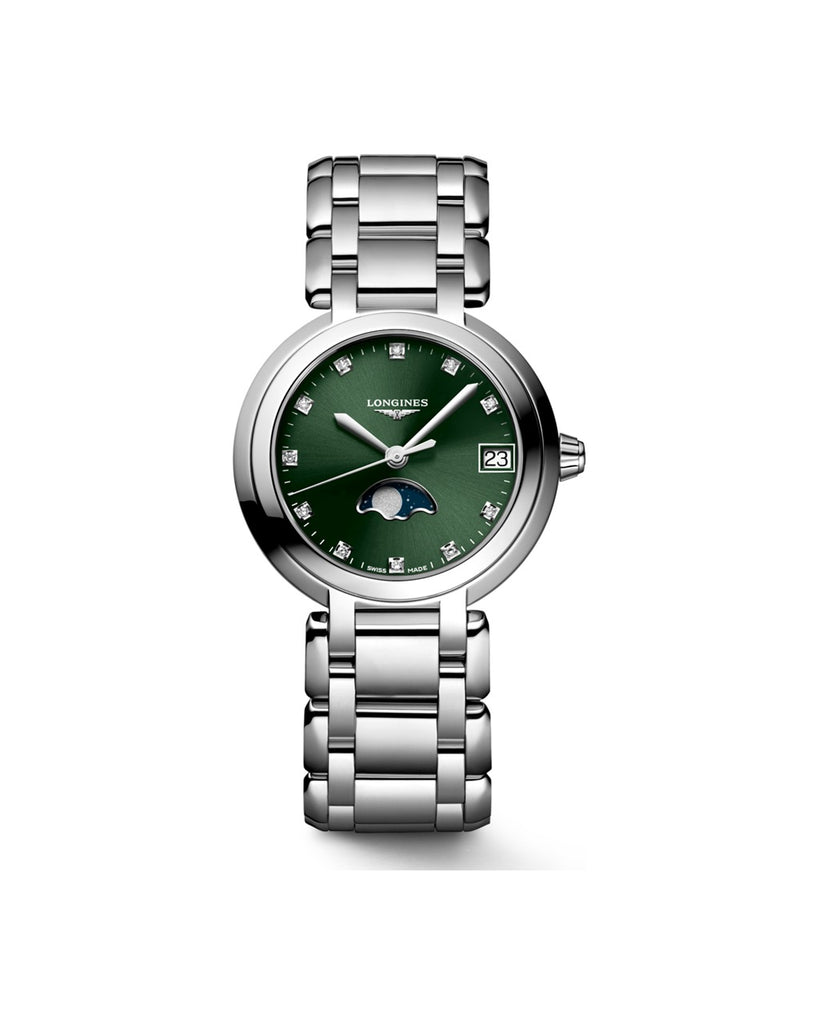 Longines PrimaLuna Moonphase 30.5mm Vert - L8.115.4.67.6