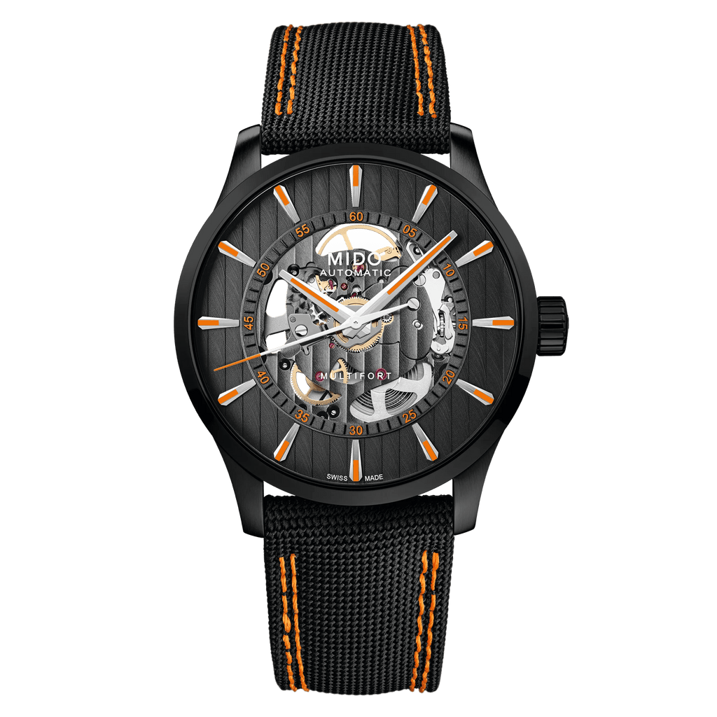 Mido Multifort Skeleton Vertigo M038.436.37.051.00