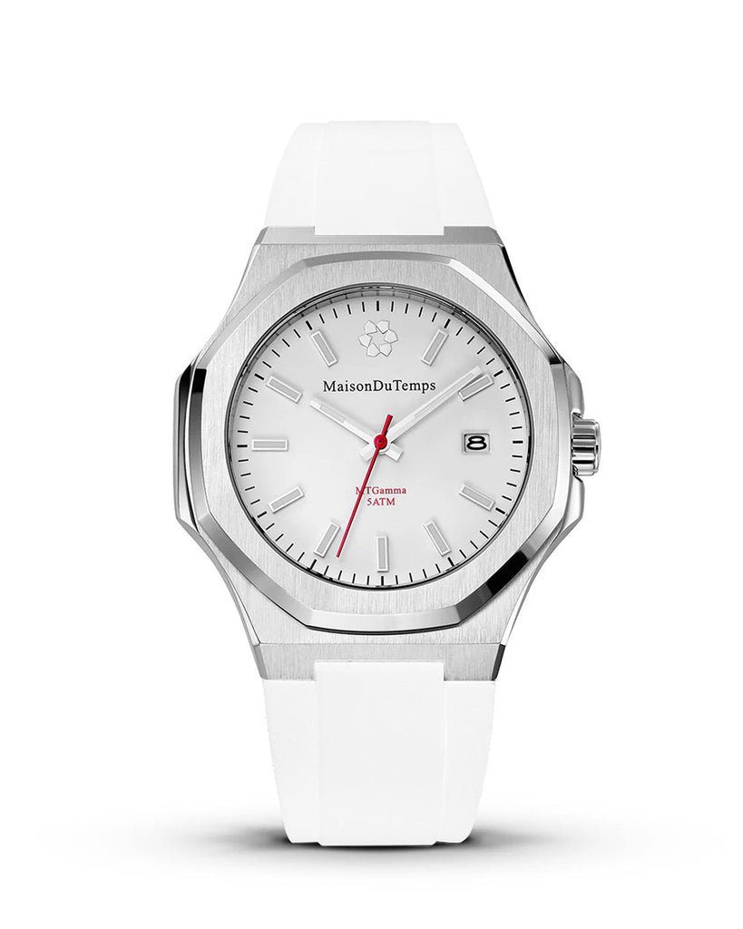 MTGamma White Silicone Black