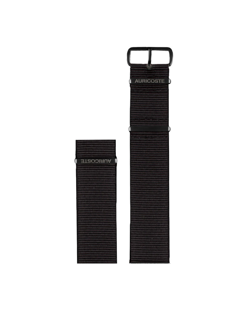 Auricoste Bracelet NATO Boucle Noire 20 mm