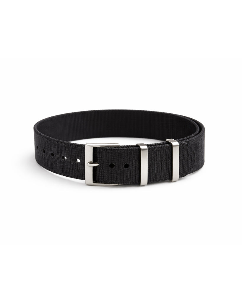 Bracelet Nato Noir - 22 mm