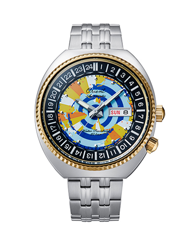 Orient Mako 40 World Map 75th anniversary Edition Limitée RA-AA0E08Y