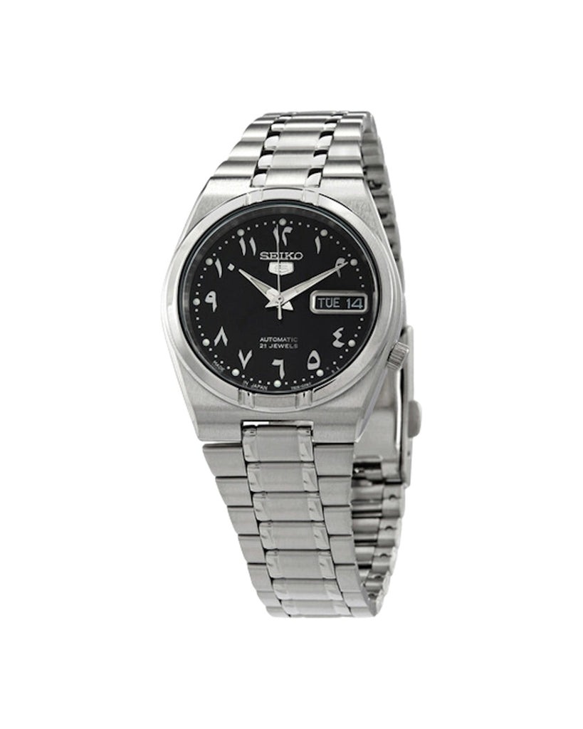 <tc>Seiko Arabic Dial 34mm SNK063J5</tc>
