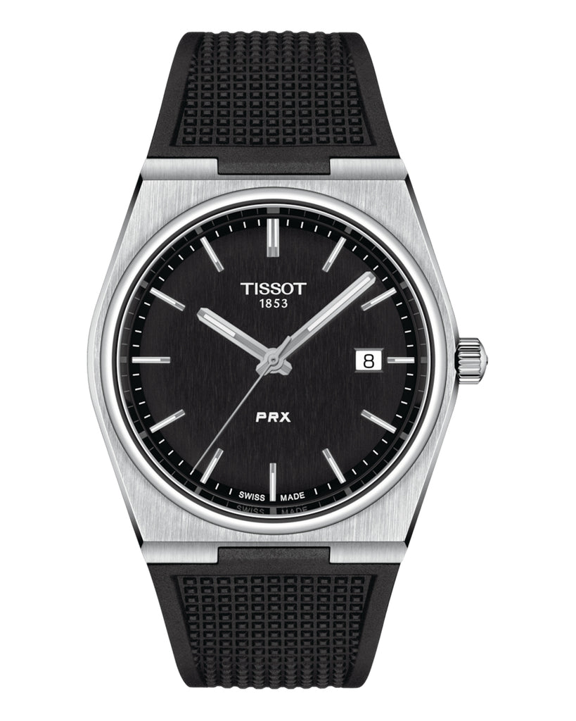 Tissot PRX Negro - Correa de caucho