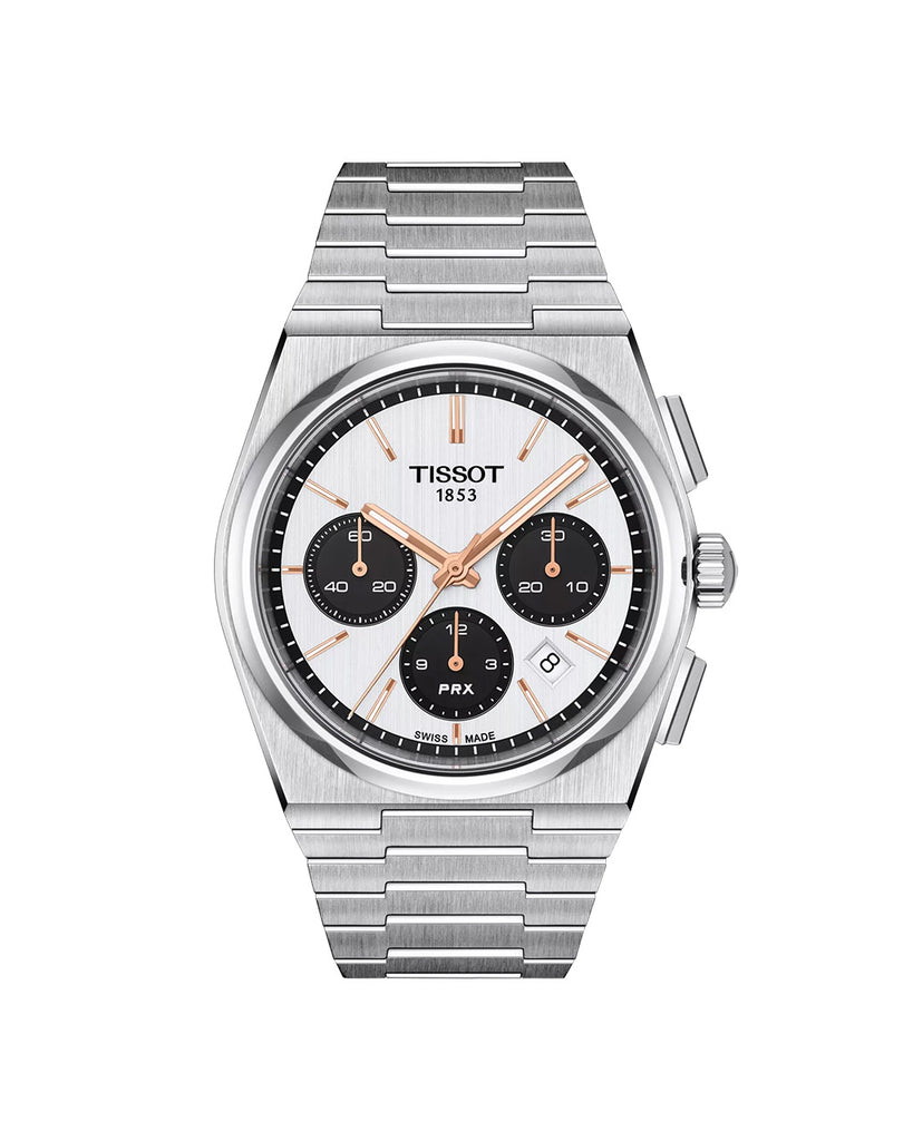 Tissot PRX Automatic Chronograph - White & Black