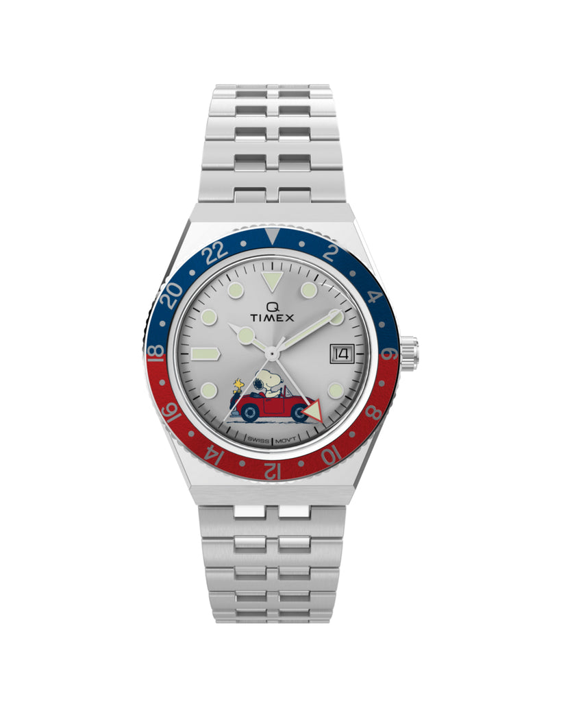 Timex Q x Snoopy GMT 38mm TW2W83300