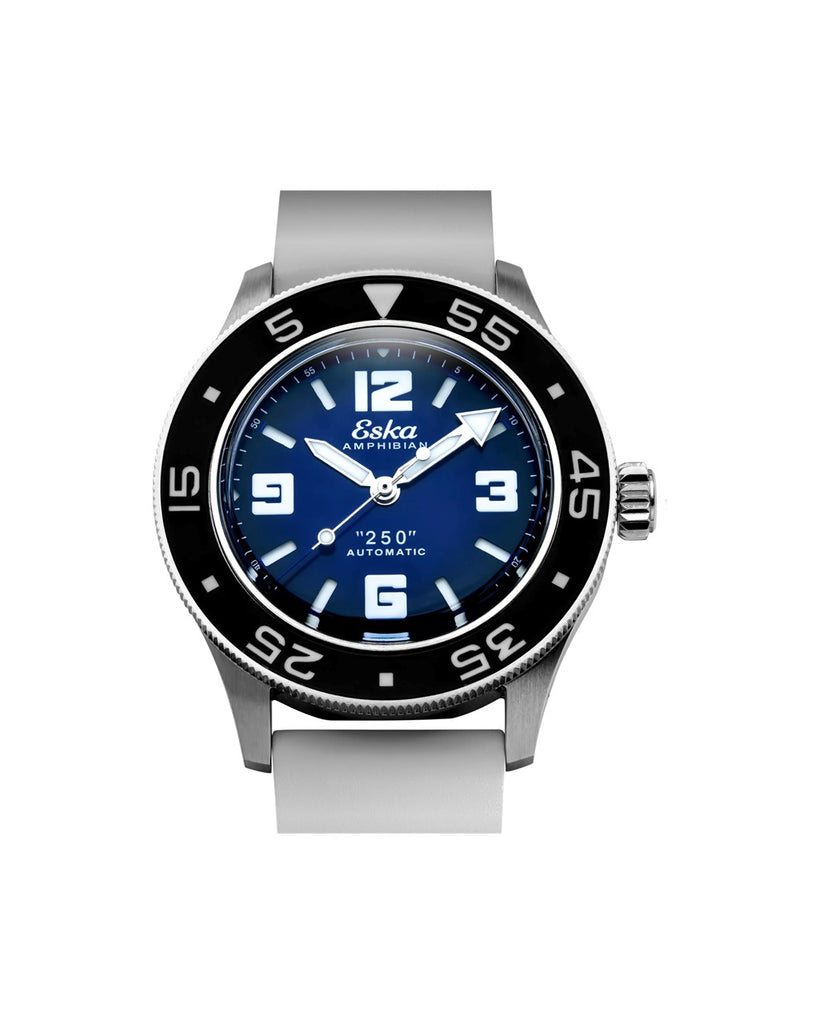Eska Amphibian 250 Blue Dolphin Bracelet Rub Strap Bleu - 250-BD