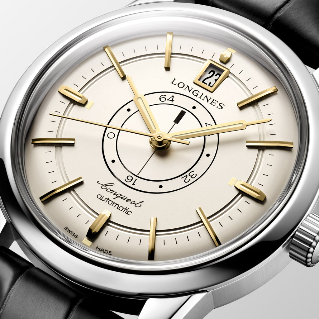 Longines Conquest Heritage Central Power Reserve L1.648.4.78.2 detail