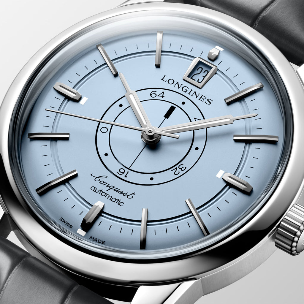 Longines Conquest Heritage Central Power Reserve L1.648.4.92.2 detail