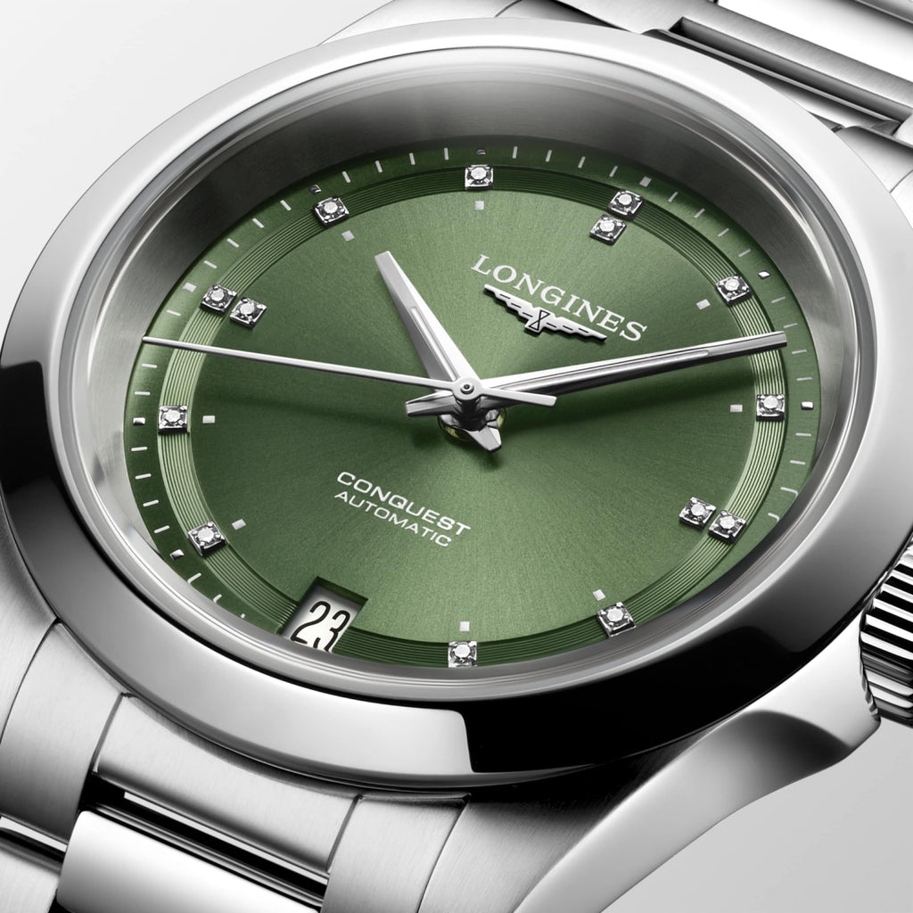 Longines Conquest 34mm Vert - L3.430.4.07.6