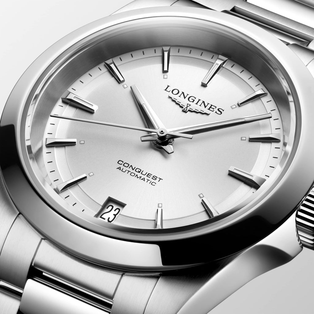 Longines Conquest 34mm Argente - L3.430.4.72.6