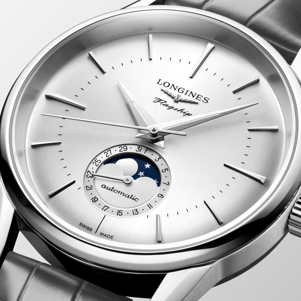 Longines Flagship Heritage Moonphase Argente - L4.815.4.72.2