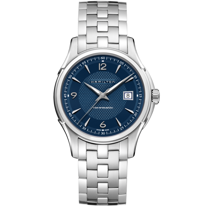 Hamilton Jazzmaster Viewmatic Auto Cadran Bleu - H32515145