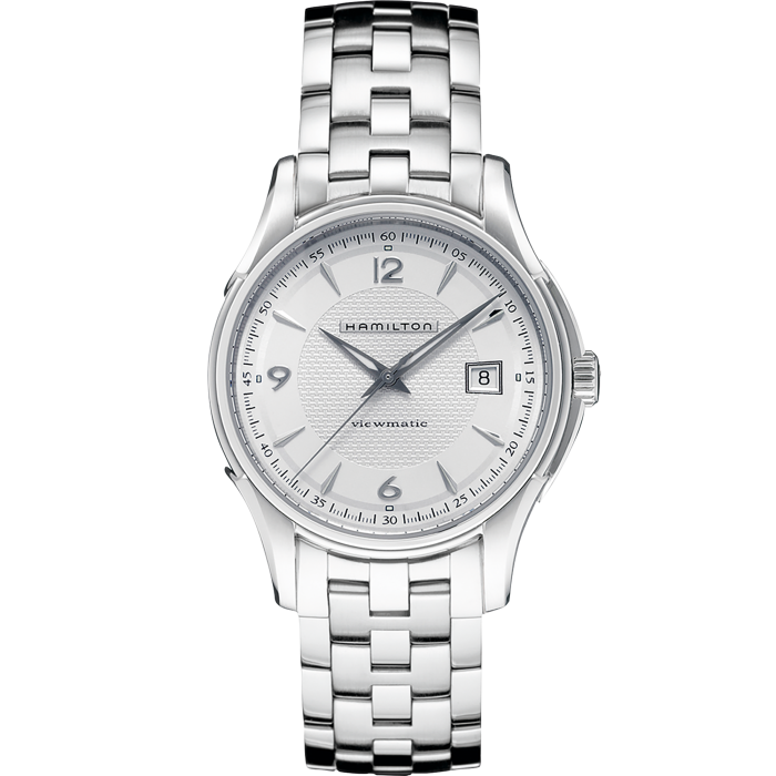 Hamilton Jazzmaster Viewmatic Auto Cadran Argenté - H32515155
