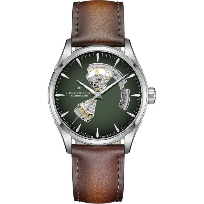 Hamilton Jazzmaster Open Heart Auto 42mm Vert - H32705560