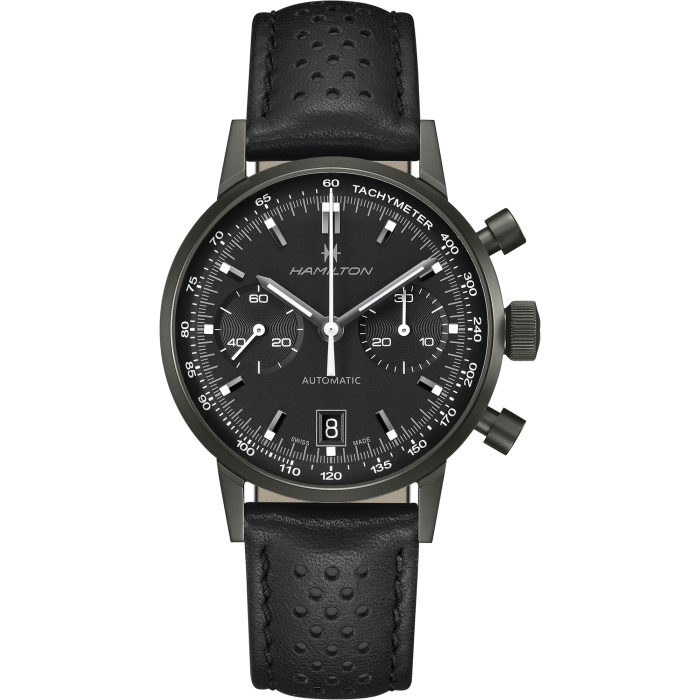 Hamilton American Classic Intra-matic Auto Chrono Cuir - H38446730