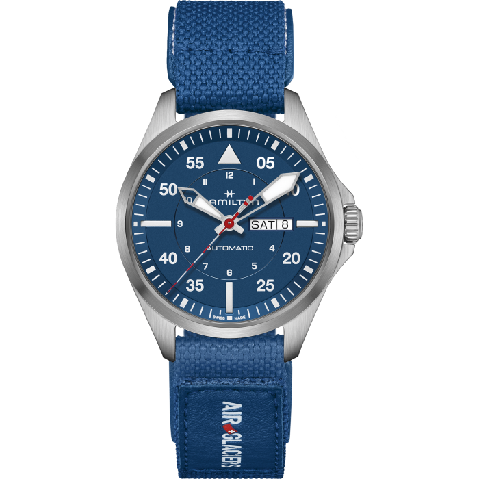 Hamilton Khaki Aviation Pilot Day Date Auto - Air-Glaciers Edition - H64655941