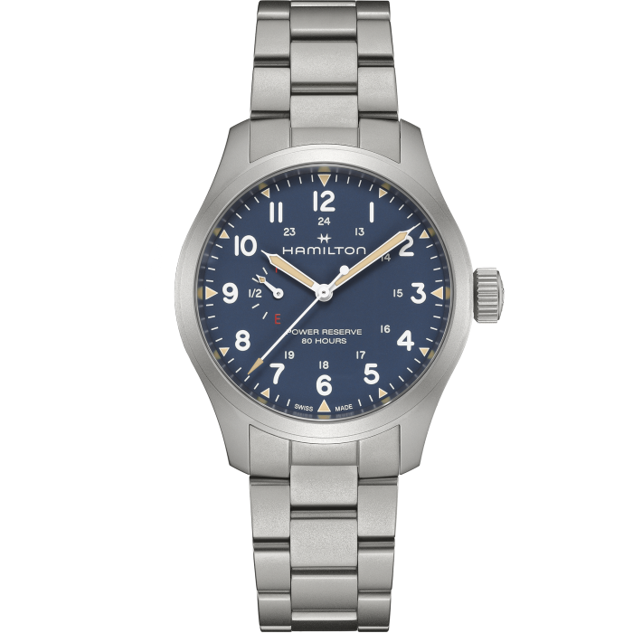 Hamilton Khaki Field Power Reserve 40mm Bleu - H69509140