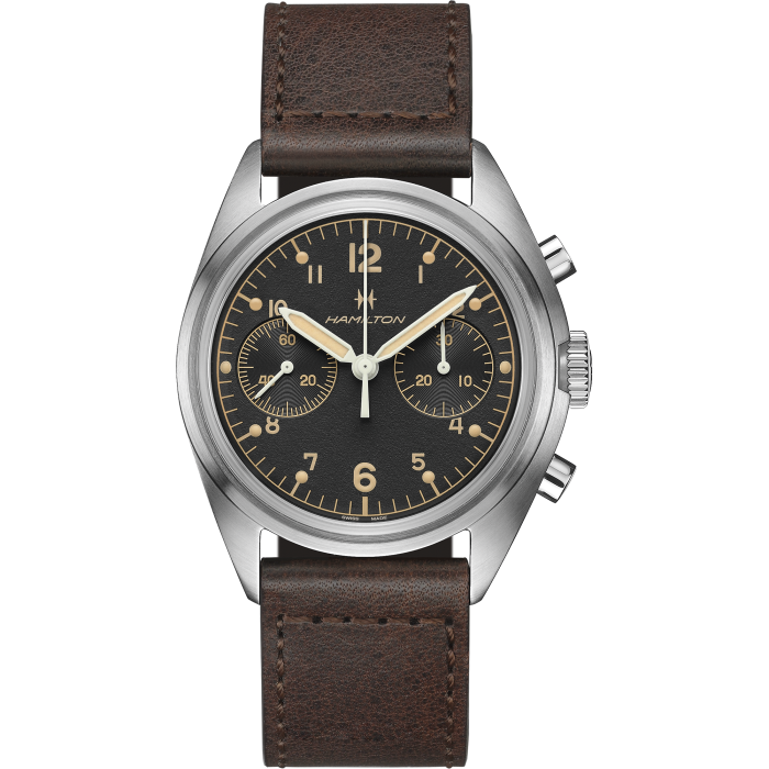 Hamilton Khaki Aviation Pilot Pioneer Mechanical Chrono 40mm - Cadran Noir - H76409530