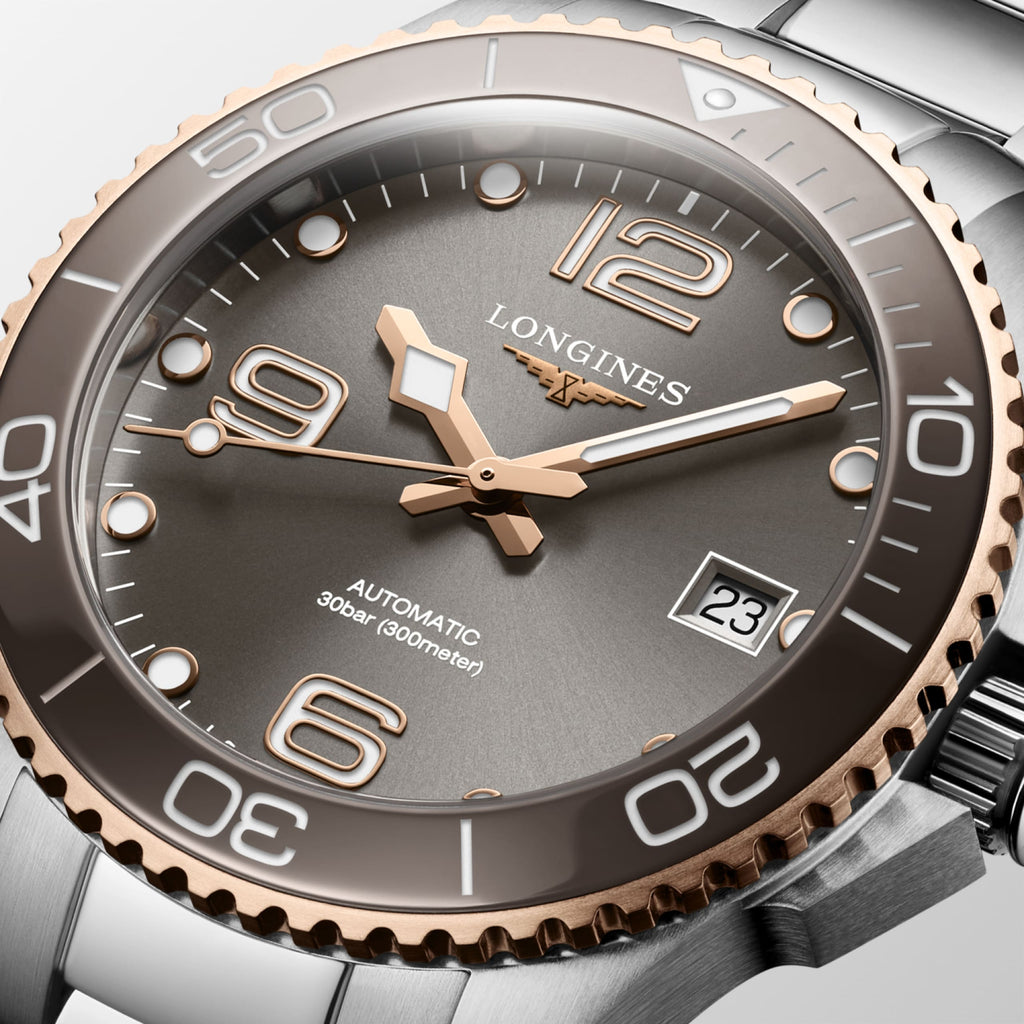 Longines HydroConquest 39mm Gris Acier - L3.780.3.78.6