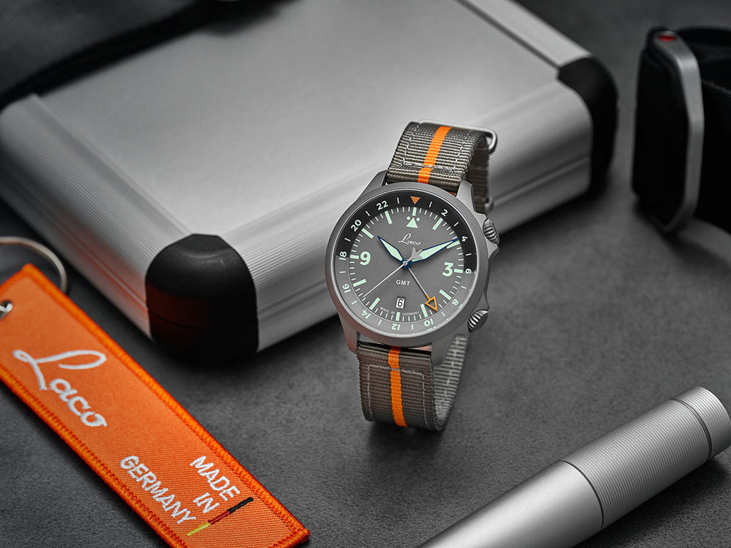 Laco Frankfurt GMT Grau - vue d'ensemble