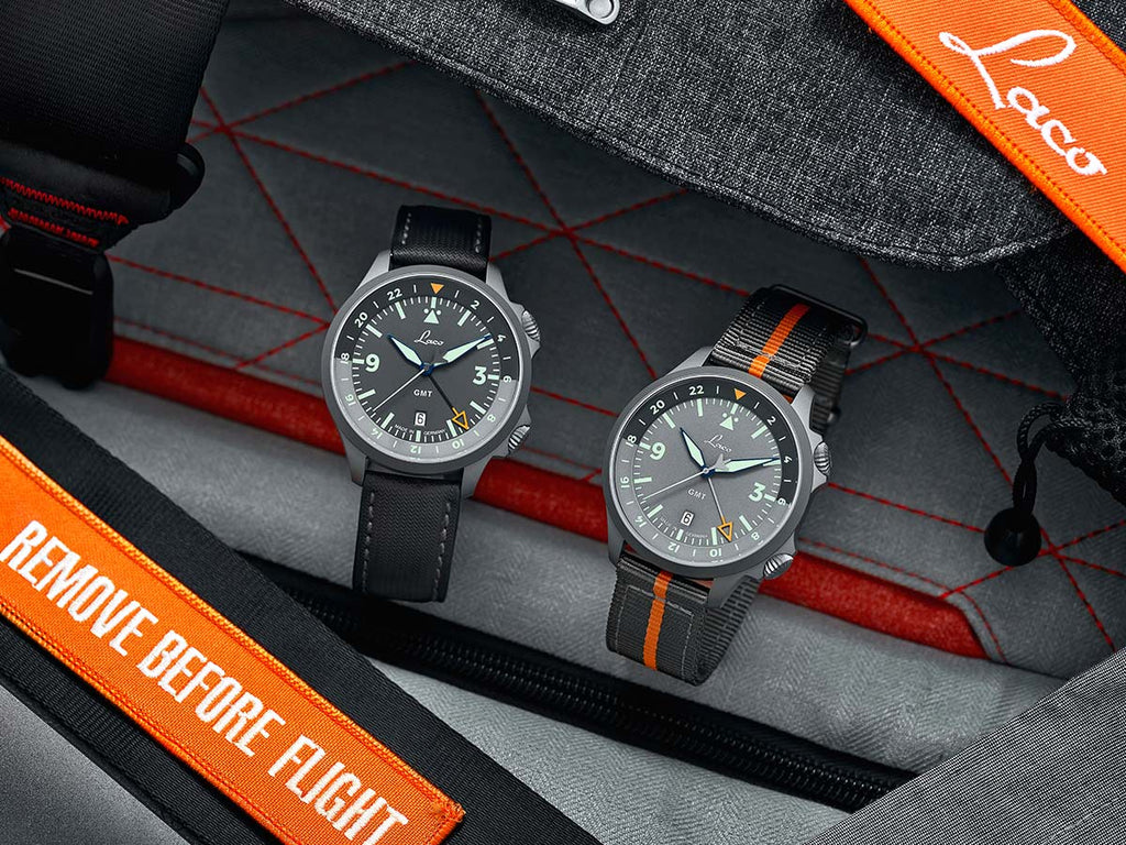 Laco Frankfurt GMT Schwarz 862120.2 - vue d'ensemble