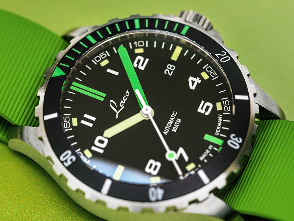 Laco Amazonas 39 RB - détail du cadran