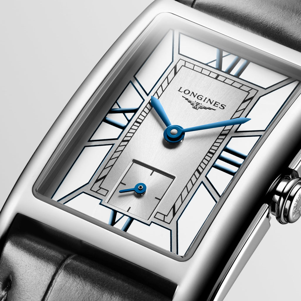 Longines DolceVita Acier Blanc Cuir - L5.512.4.75.2