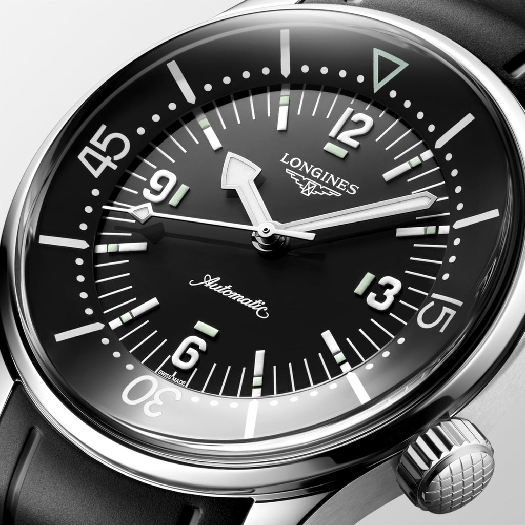 Longines Legend Diver L3.764.4.50.9 détail