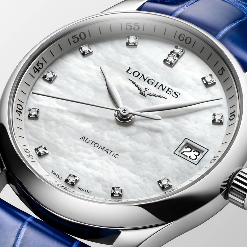 Longines Master Collection 34mm Nacre Alligator - L2.357.4.87.0
