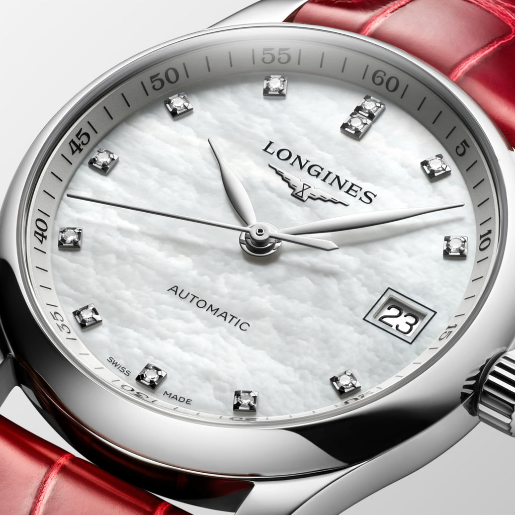 Longines Master Collection 34mm Nacre Cuir - L2.357.4.87.2