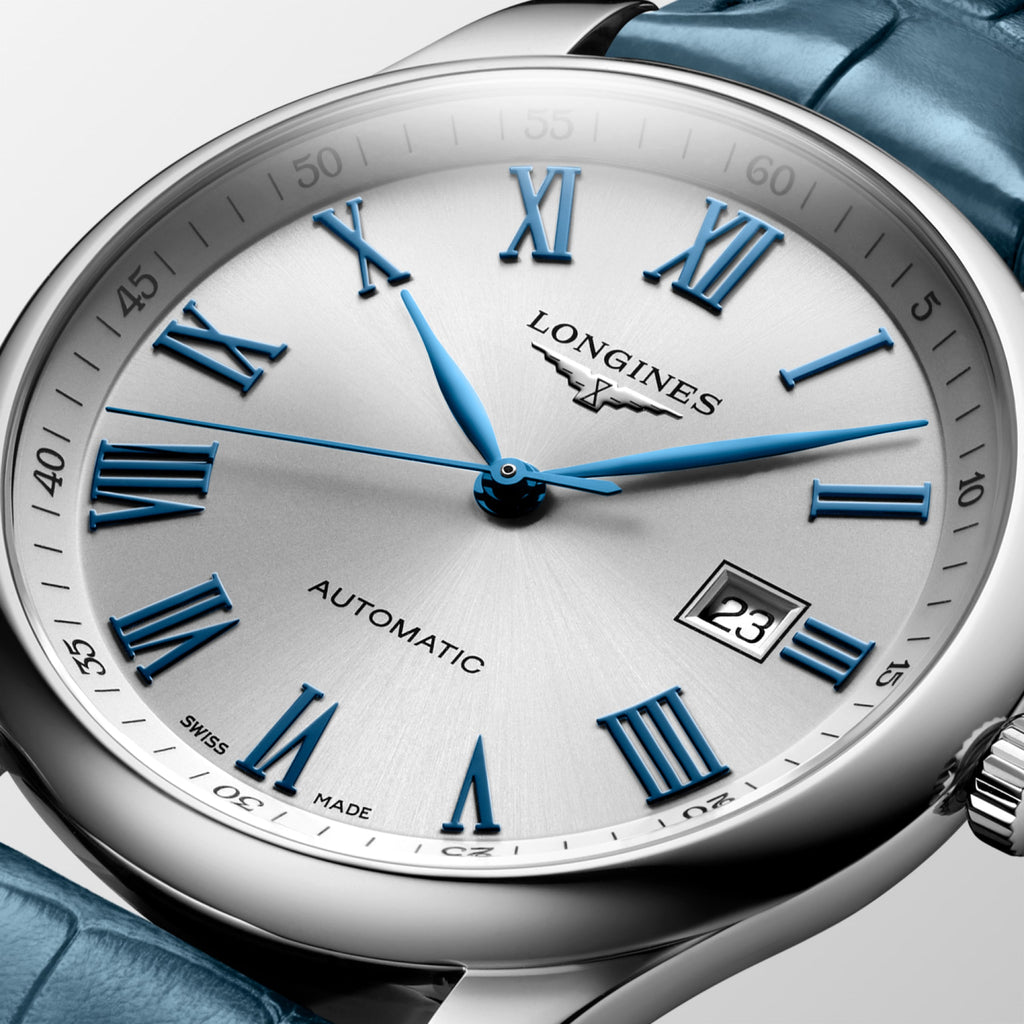 Longines Master Collection 42mm Argente Cuir - L2.893.4.79.2