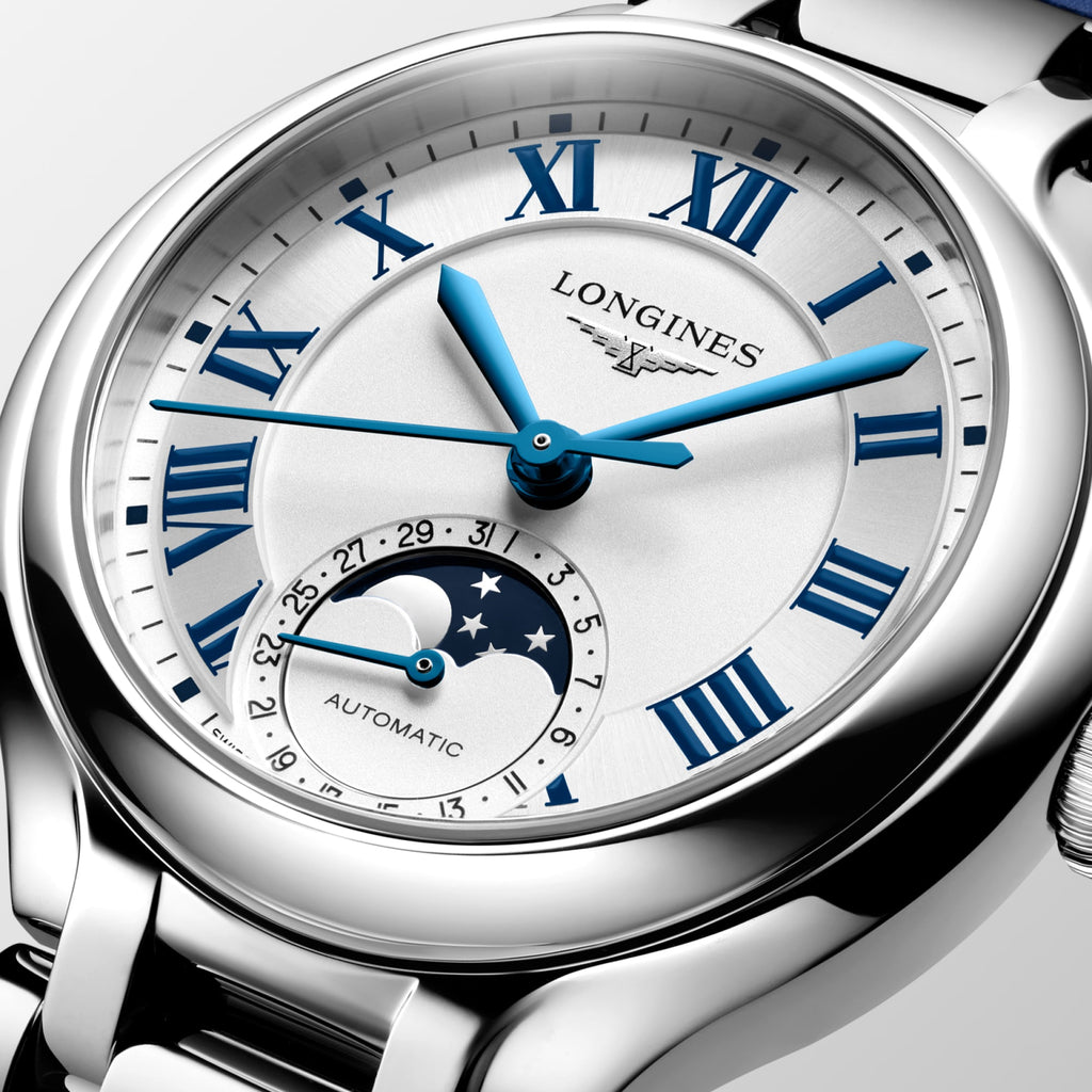 Longines PrimaLuna Moonphase L8.126.4.71.2 détail