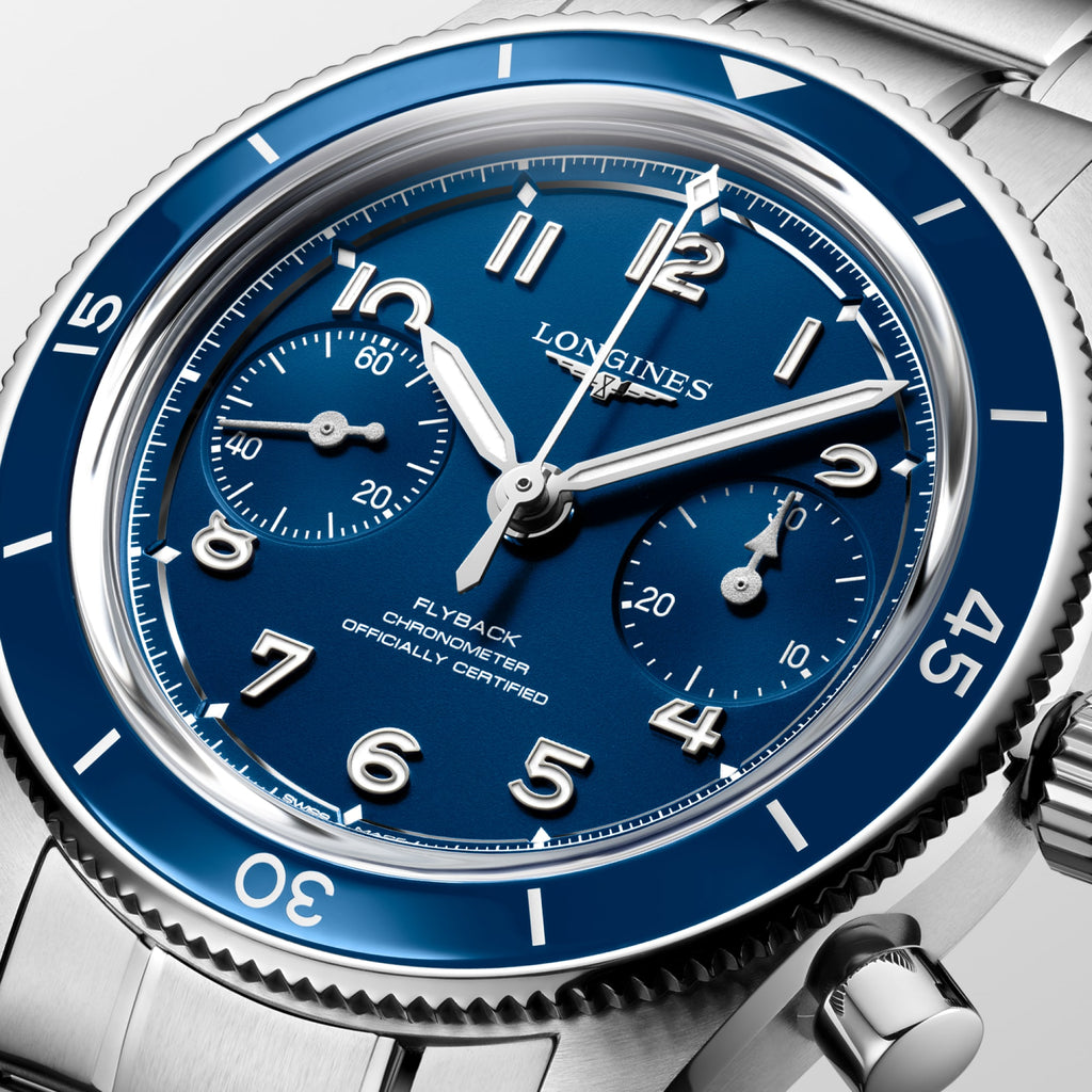 Longines Spirit Pilot Flyback L3.721.4.93.6 detail