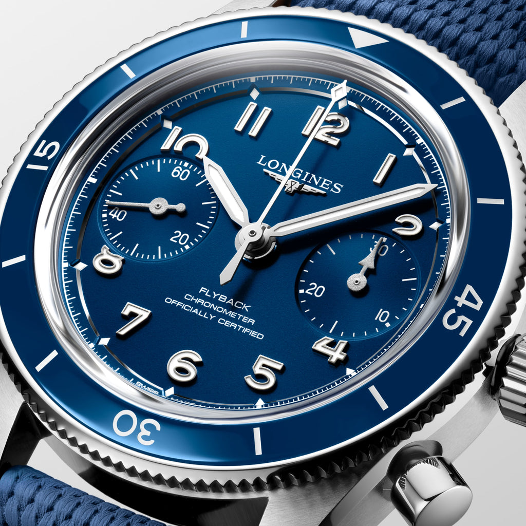 Longines Spirit Pilot Flyback L3.721.4.93.9 detail