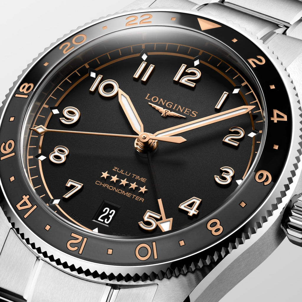 Longines Spirit Zulu Time L3.802.4.50.6 détail