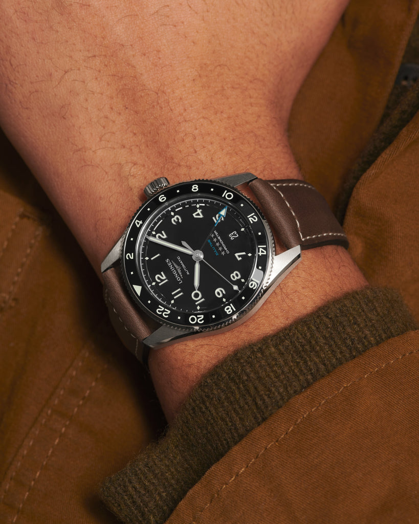 Longines Spirit Zulu Time 39mm Noir - L3.802.4.53.2