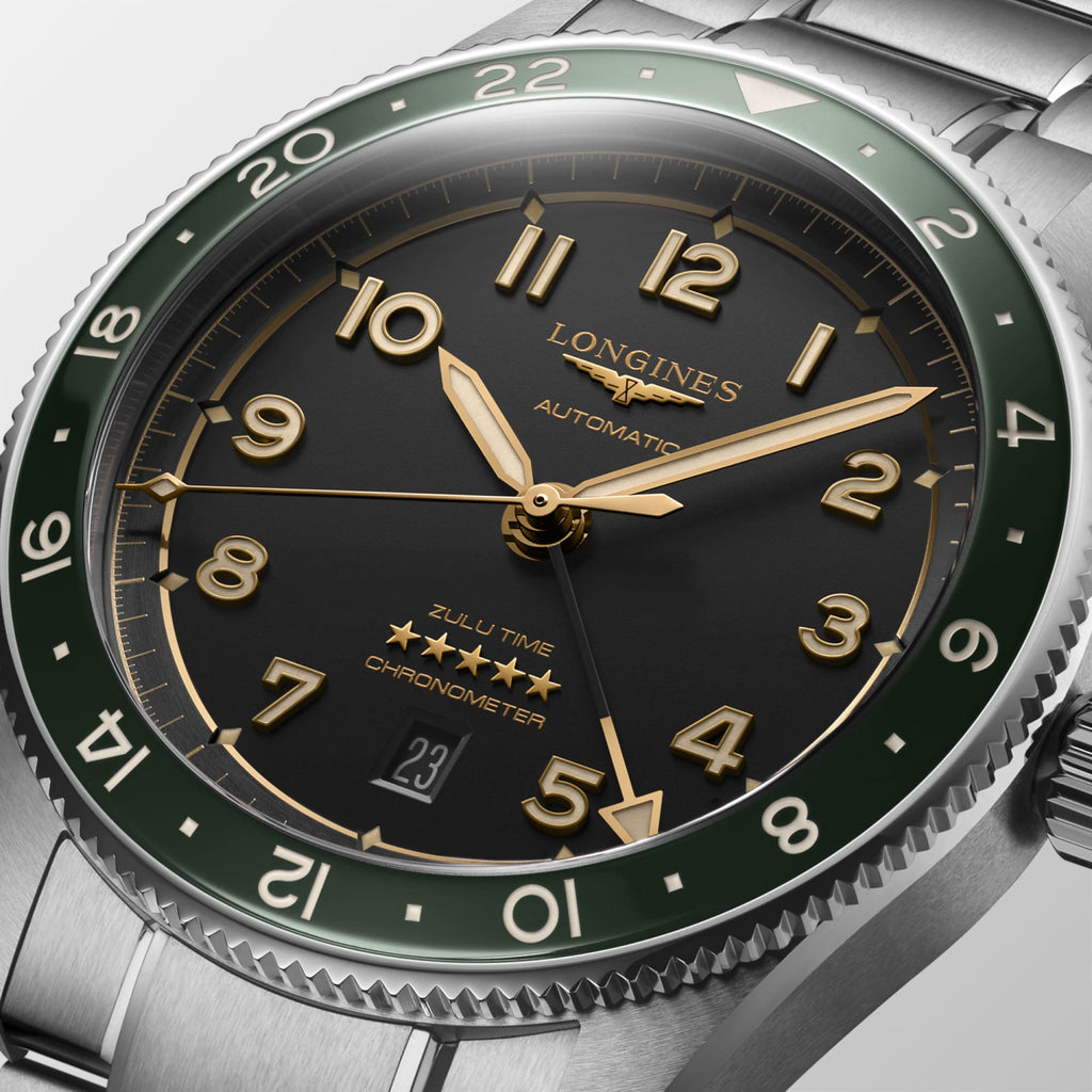 Longines Spirit Zulu Time L3.812.4.63.6 detail