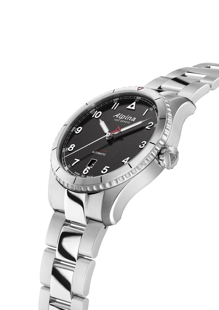 Alpina Startimer Pilot Automatic Bracelet Acier AL-525BW4S26B