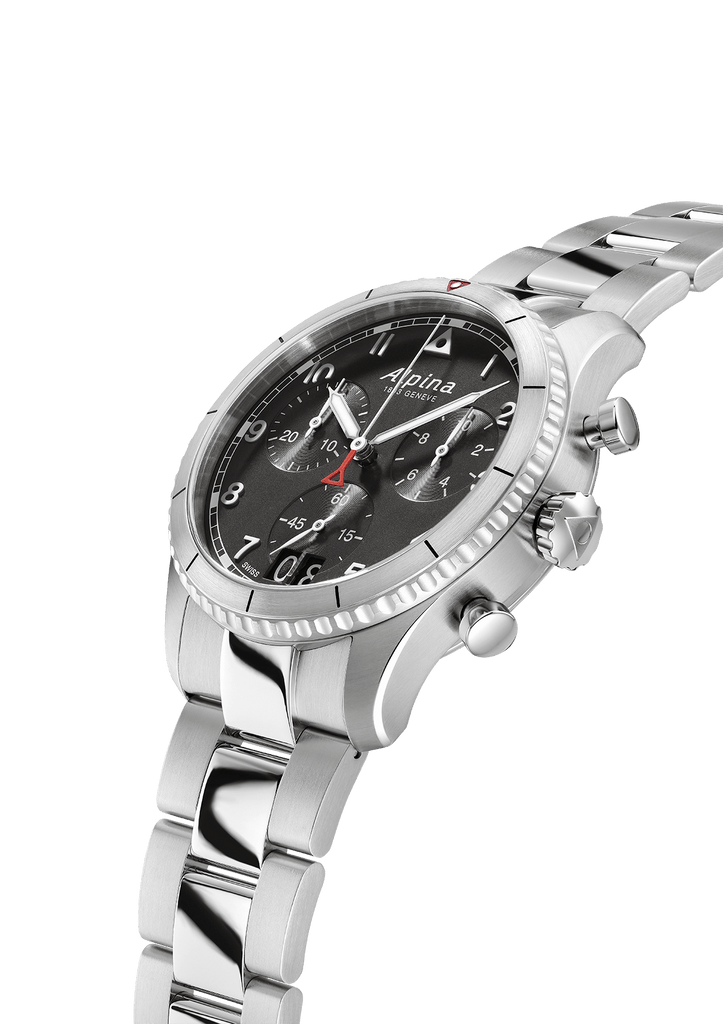 Alpina Startimer Pilot Quartz Chronograph Big Date AL-372BW4S26B