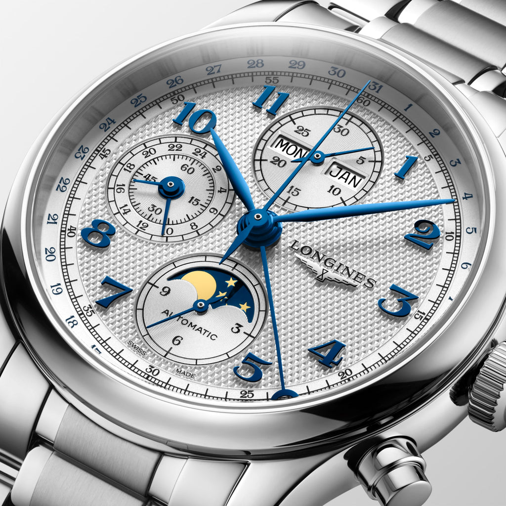 Longines Master Collection Chronograph L2.962.4.73.6 detail