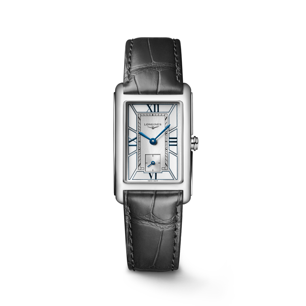 Longines DolceVita Acier Blanc Cuir - L5.512.4.75.2