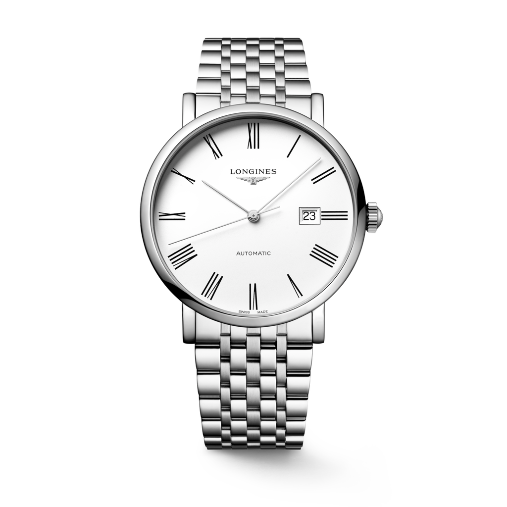 Longines Elegant Collection 41mm Blanc Acier - L4.911.4.11.6